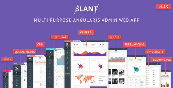 Slant - 多用途Web应用AngularJS管理程序