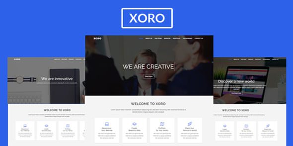 Xoro - 多用途HTML5模板