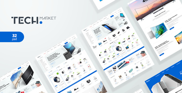TechMarket - 终极电商Shopify模板