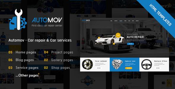 Automov - 汽车维修服务HTML模板