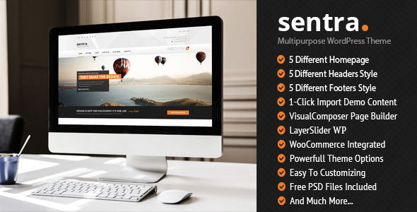 Sentra - 多用途企业集团WordPress主题