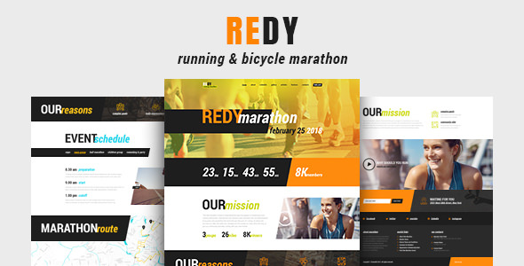 Redy - Marathon & Sports WordPress Theme