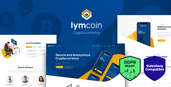 Lymcoin - Cryptocurrency & ICO WordPress Theme