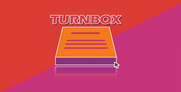 TURNBOX - 扁平风格元素3D翻转动画jQuery特效