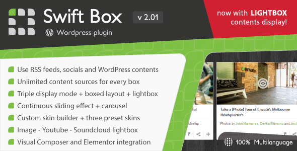 Swift Box - Wordpress Contents Slider and Viewer