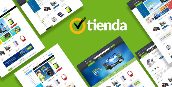 Tienda - 数码电子商店TOpenCart主题