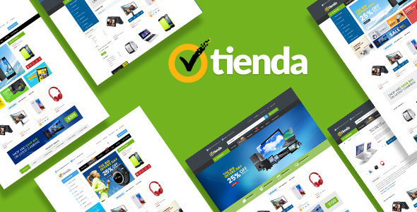  Tienda - Digital Electronic Store TOPENCart Theme