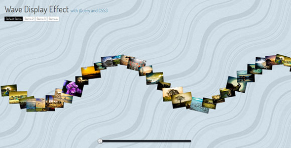波浪状图片展示jQuery插件