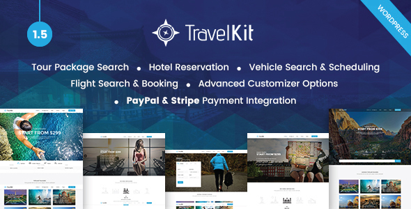 Travelkit - 旅游旅行WordPress主题