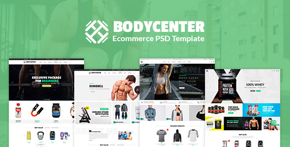 Bodycenter - 电子商务PSD模板