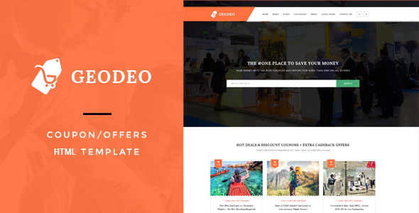 Geodeo - 优惠券HTML模板
