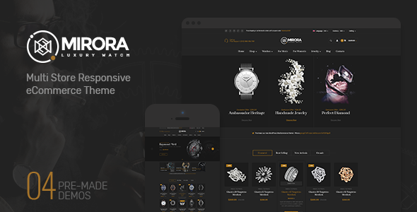 Mirora - 手表奢侈品商店PrestaShop主题