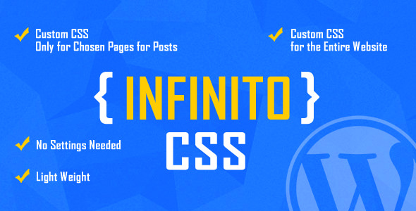 INFINITO - 页面文章选择自定义CSS插件