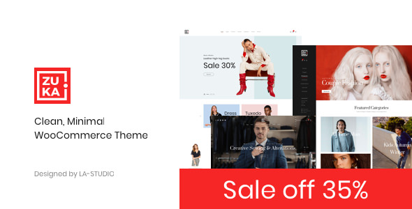 Zuka - Clean Minimal WooCommerce Theme