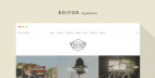  Editor - Professional Blog Site Template WordPress Theme