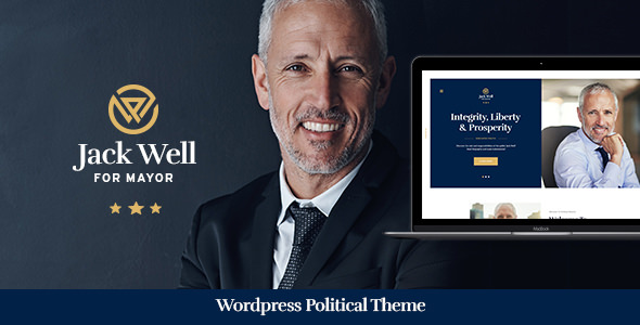 Jack Well - 选举运动政府公益网站WordPress主题