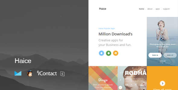 Haice Mail - Responsive E-mail Template
