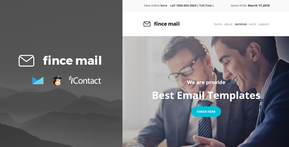 Fince Mail - Responsive E-mail Template + Online Access