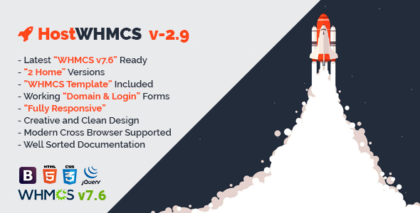 ostWHMCS | Responsive Web Hosting with WHMCS Template