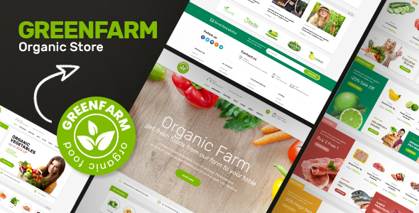 Greenfarm - 绿色有机食品 WooCommerce 主题