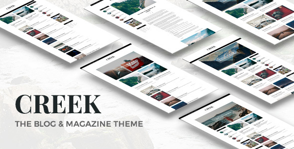  Creek - Classic Elegant Magazine WordPress Theme