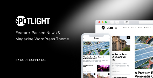 Spotlight - 新闻杂志网站模板WordPress主题