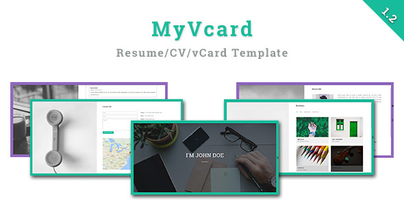 MyVCard - 响应式简历vCard模板