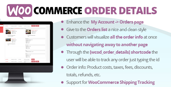 WooCommerce Order Details 订单详情编辑器