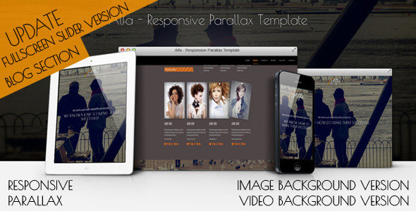  Alfa - Responsive One Page Wordpress Template