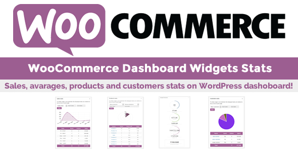 WooCommerce Dashboard Widgets Stats 销售数据统计插件