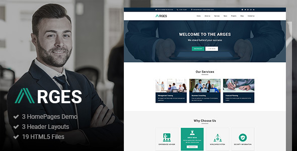 Arges  - 企业商业HTML5模板
