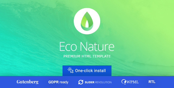 Eco Nature - Environment & Ecology Theme