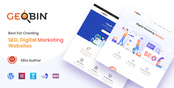 GeoBin - Digital Marketing Agency, SEO WordPress Theme