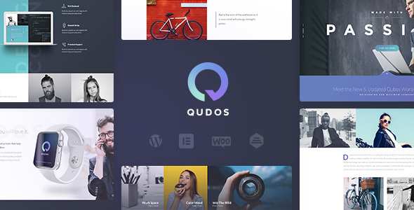 Qudos - 多用途创意企业网站模板WordPress主题