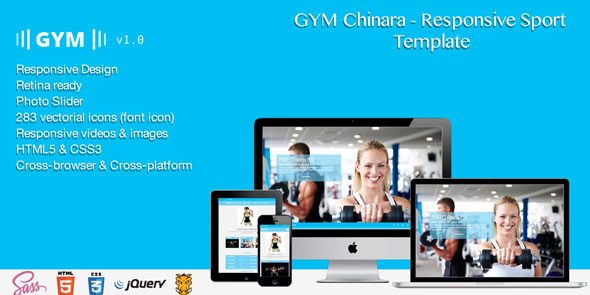 Gym Chinara - 体育运动HTML模板