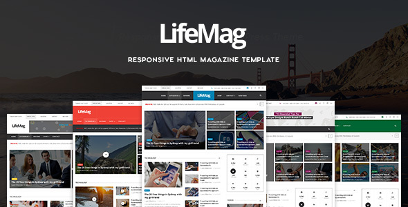 LifeMag - 新闻杂志HTML模板