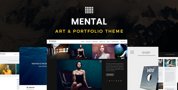 Mental - 摄影艺术作品展示网站WP模板