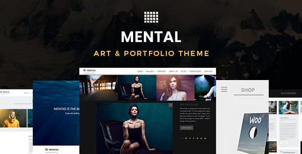 Mental - Art & Portfolio WordPress Template