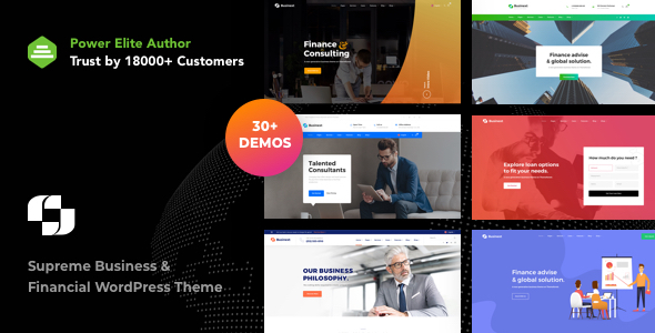 Businext - Business Finance & Crypto Currency WordPress Theme