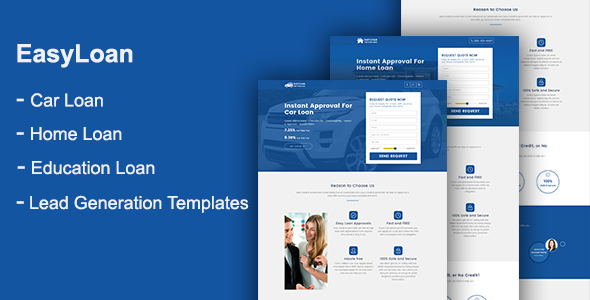 EasyLoan - 贷款公司网站模板
