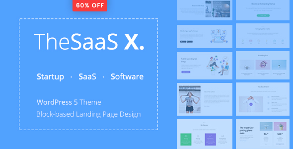 TheSaaS X - SaaS初创公司主题