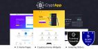 CryptApp Landing Page - 加密货币着陆页模板