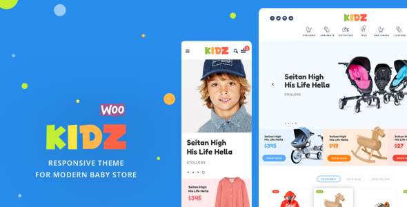 KIDZ - 儿童用品商店WooCommerce主题