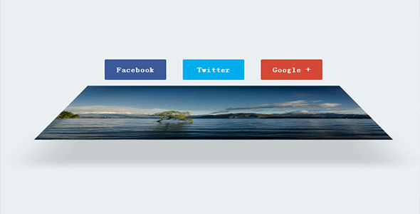 12种炫酷CSS3显示分享按钮特效