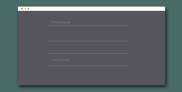 CSS3炫酷表单input输入框美化效果