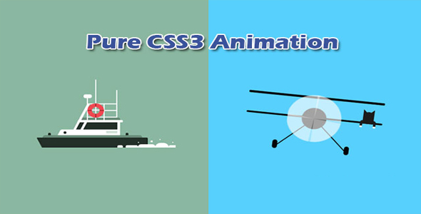 CSS3打造炫酷的飞机和轮船动画特效