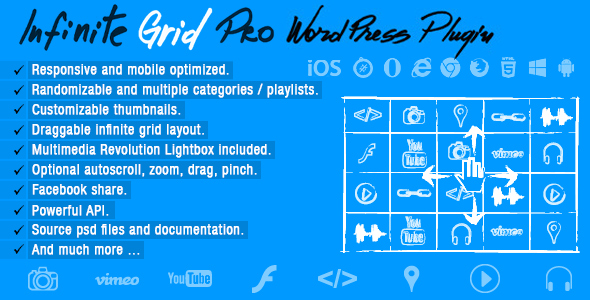 Infinite Grid Pro - Wordpress Plugin