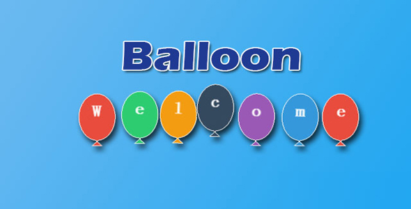 纯CSS3逼真的气球漂浮动画特效