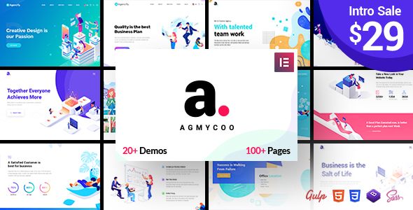 Agmycoo - 创意数字产品WordPress主题