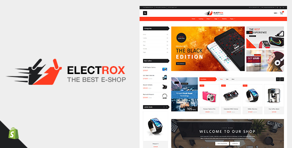 Electrox - 电子数码商店 Shopify 主题